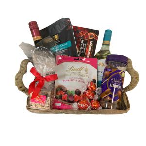 Red and White Gourmet Basket